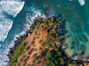 Mirissa beach in Sri Lanka