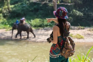 female tourists